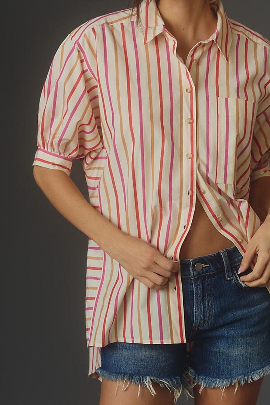 Pilcro Painter Buttondown Shirt - XXS